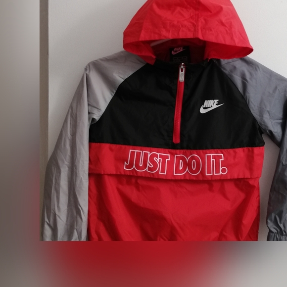 Nike Air Flight WINDBREAKER "JUST DO IT" Kids 110-116CM 5_6 Years New Wore Once - Picture 3 of 10